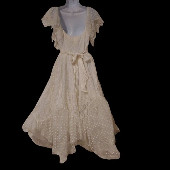 Steppin Out Vintage Lace Cottage Milkmaid Fairy Cosplay Victorian Prairie 5 - Picture 2 of 16